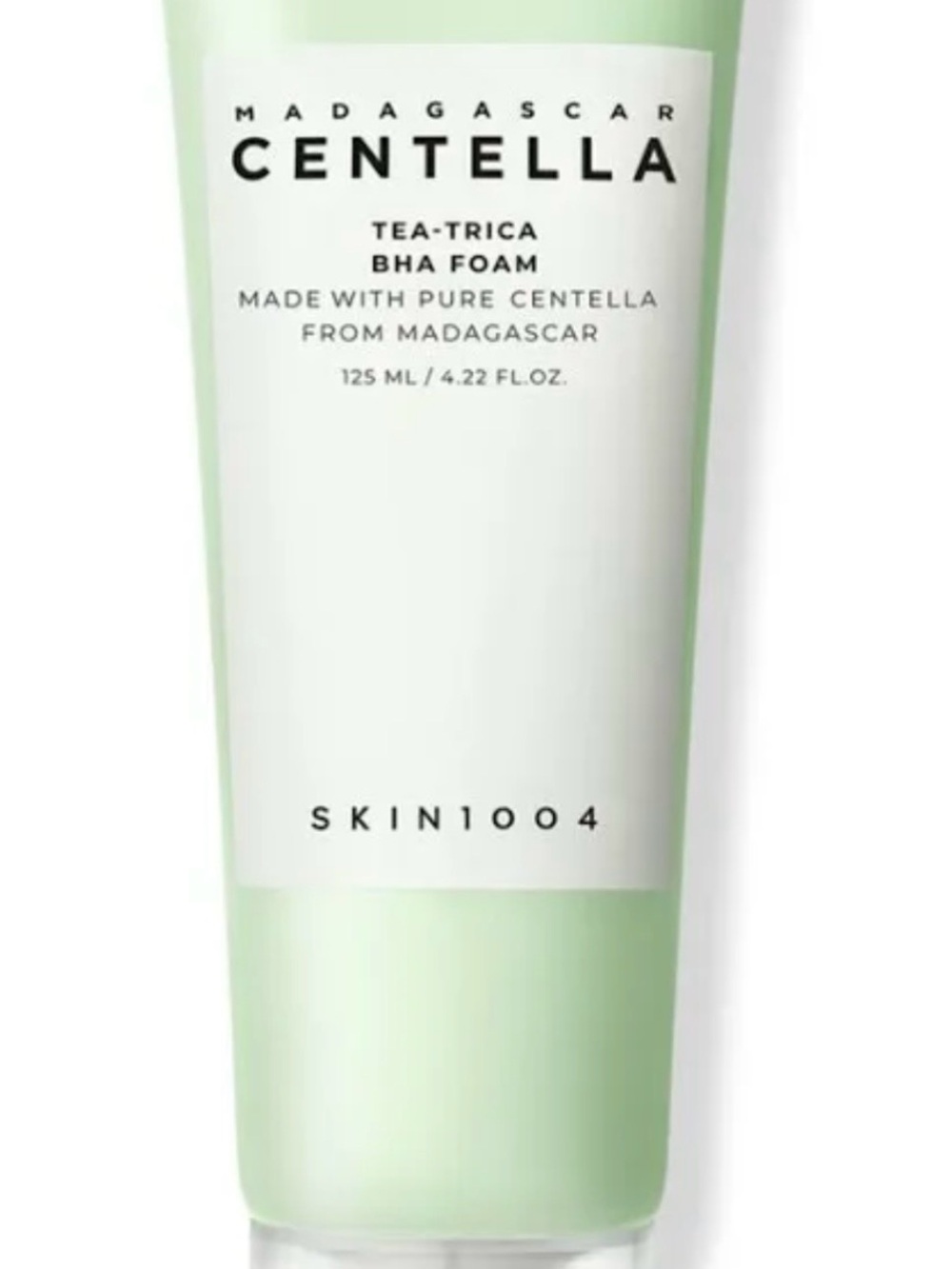 SKIN1004 Madagascar Centella Tea-Trica BHA Foam Cleanser Face 4.22oz Acne